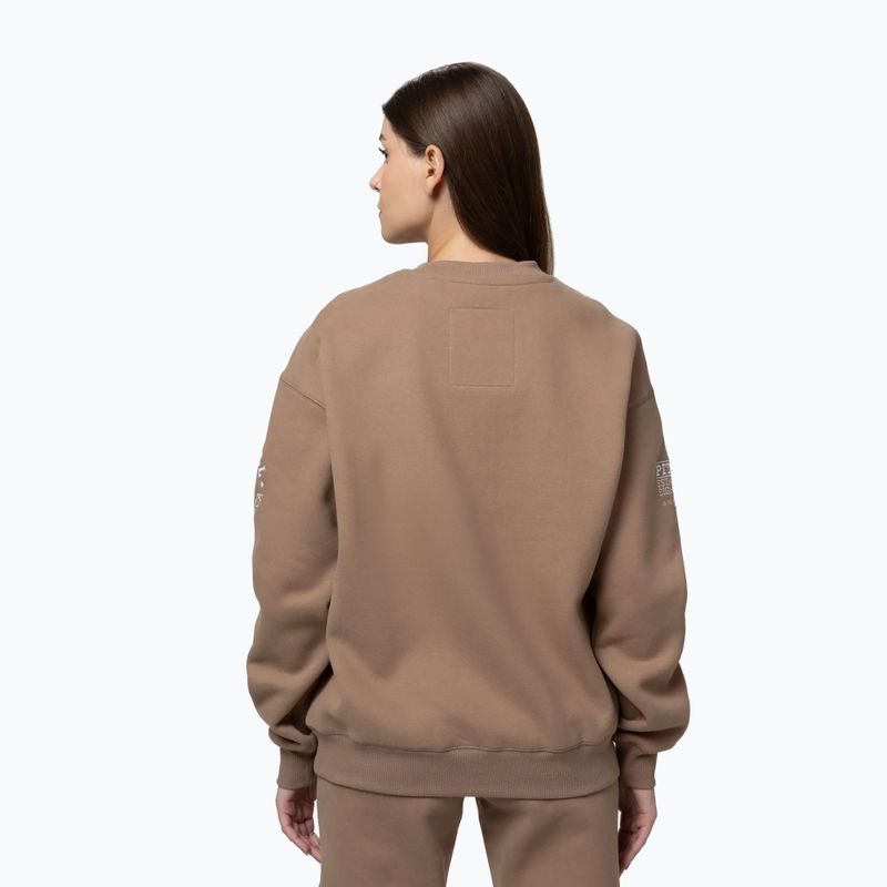 Moteriškas džemperis Pitbull Crewneck Fiora chocolate mousse 3