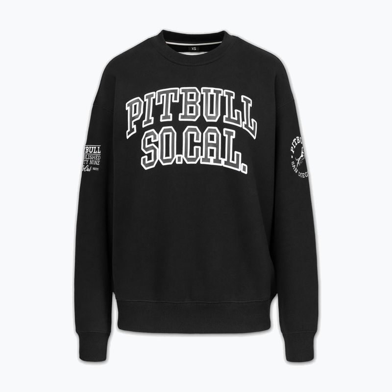 Moteriškas džemperis Pitbull Crewneck Fiora black/black 5