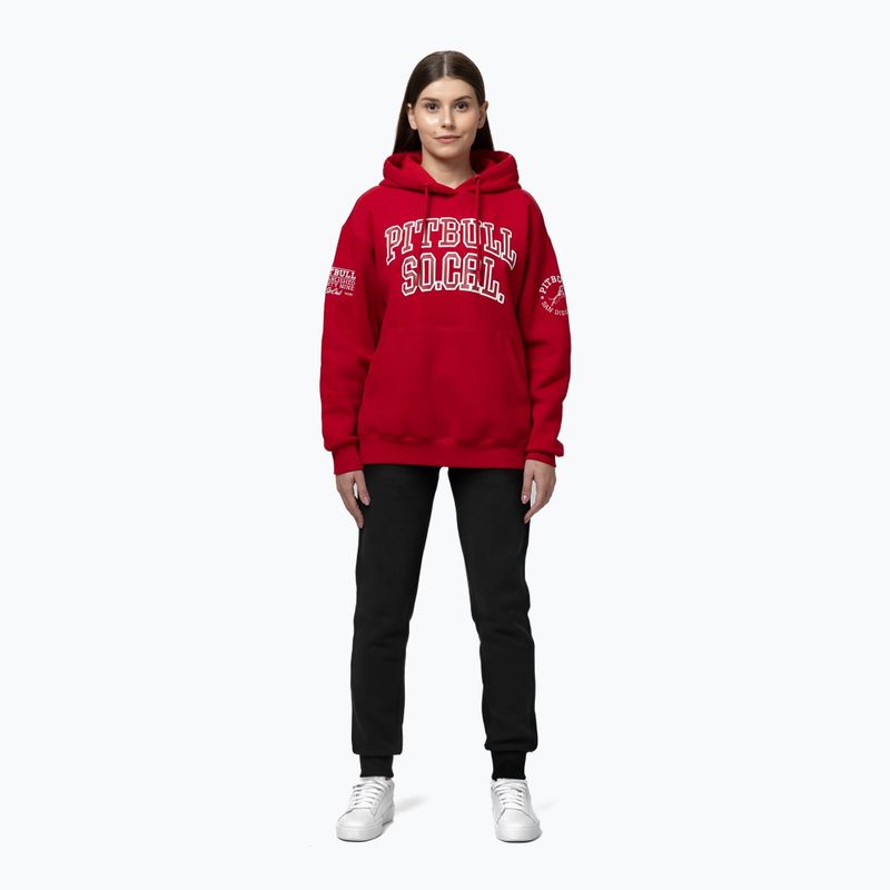 Moteriškas džemperis Pitbull Fiora Hooded wild red 2