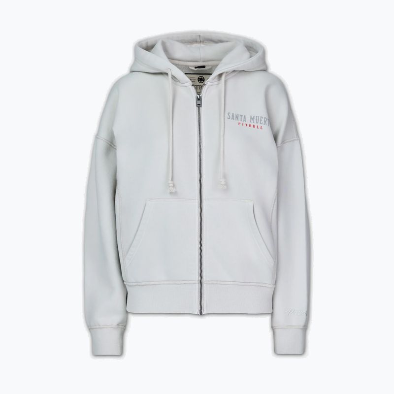 Moteriškas džemperis Pitbull Santa Muerte Hooded Zip white stone 8
