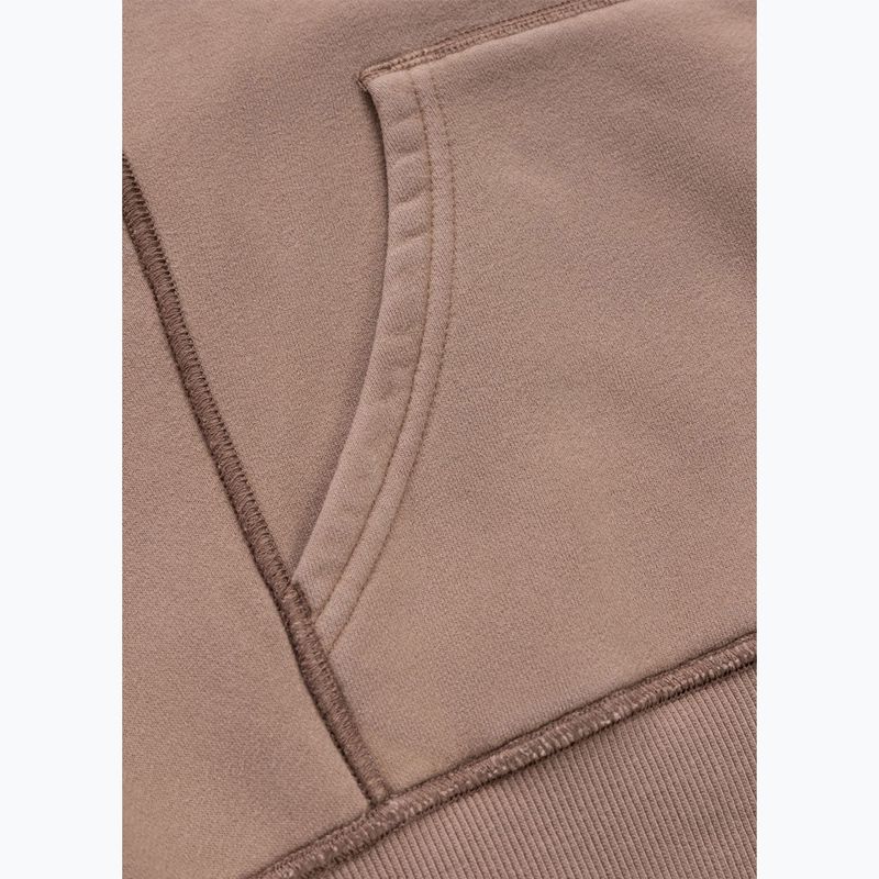 Moteriškas džemperis Pitbull Skull Surf Hooded Zip chocolate mousse 13