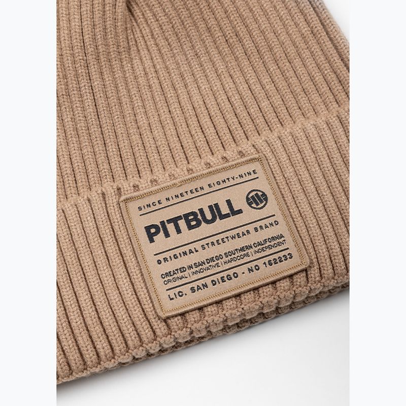 Žieminė kepurė Pitbull Beanie Dock sand 2