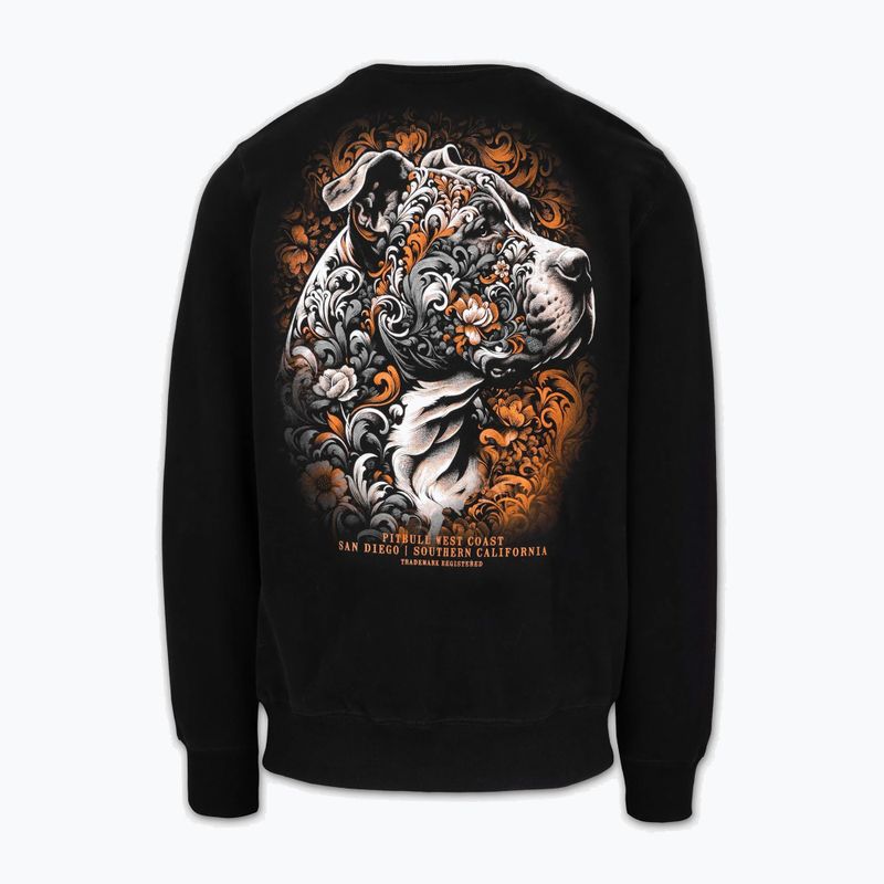 Vyriškas džemperis Pitbull Crewneck Tattoo black 2