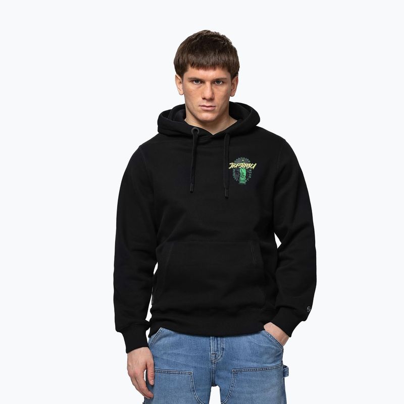 Vyriškas džemperis Pitbull Bjj Fight Dvsn Hooded black