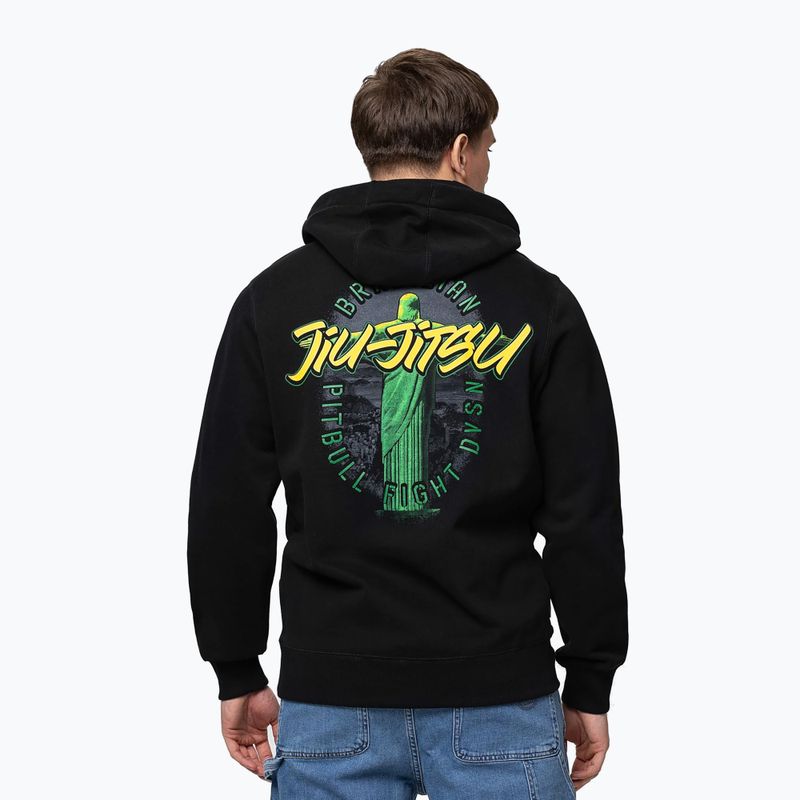 Vyriškas džemperis Pitbull Bjj Fight Dvsn Hooded black 3