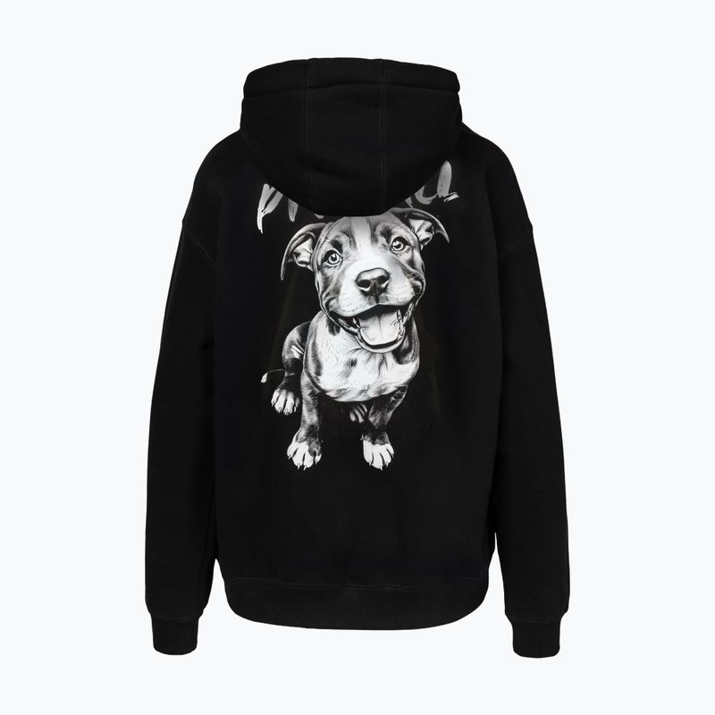 Moteriškas džemperis Pitbull Puppy 2 Hooded black 2