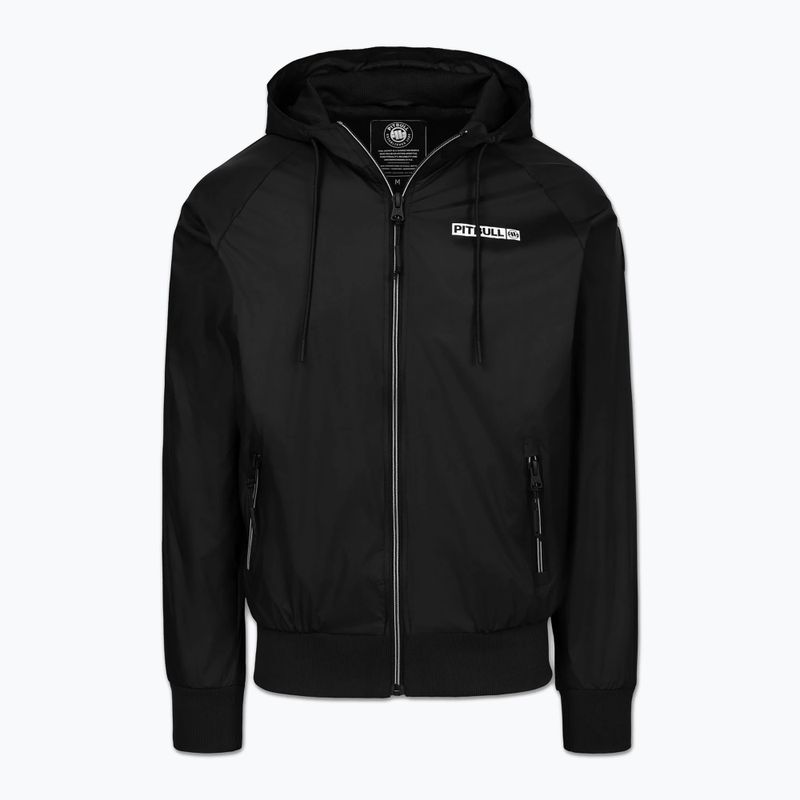 Vyriška striukė Pitbull Athletic Logo Nylon Hooded black 5