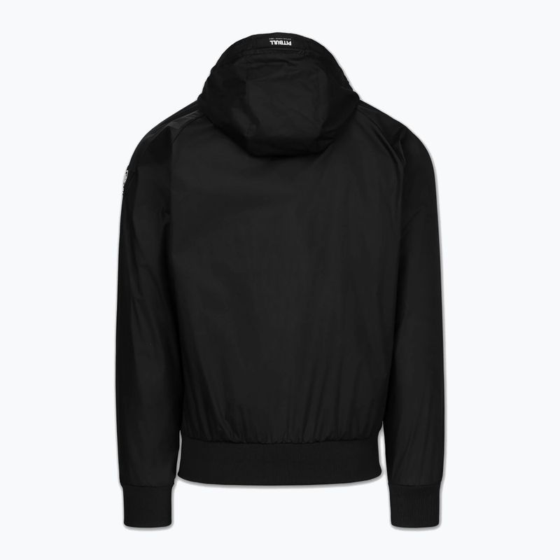 Vyriška striukė Pitbull Athletic Logo Nylon Hooded black 6