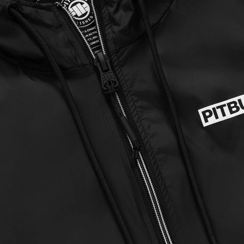 Vyriška striukė Pitbull Athletic Logo Nylon Hooded black 7