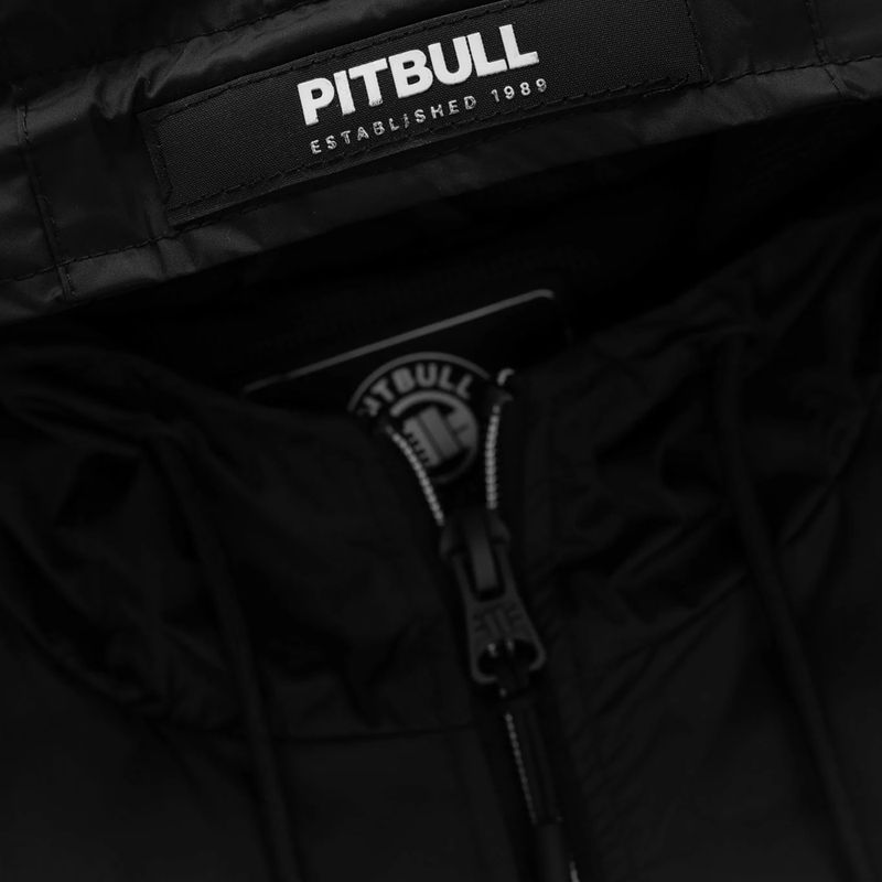 Vyriška striukė Pitbull Athletic Logo Nylon Hooded black 9