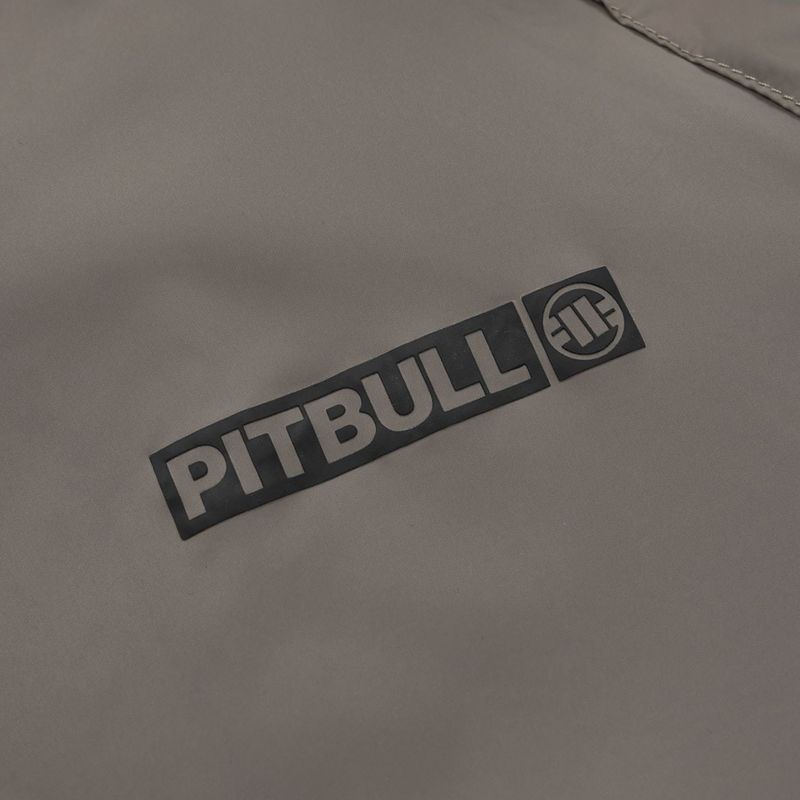 Vyriška striukė Pitbull Athletic Logo Nylon Hooded taupe 8