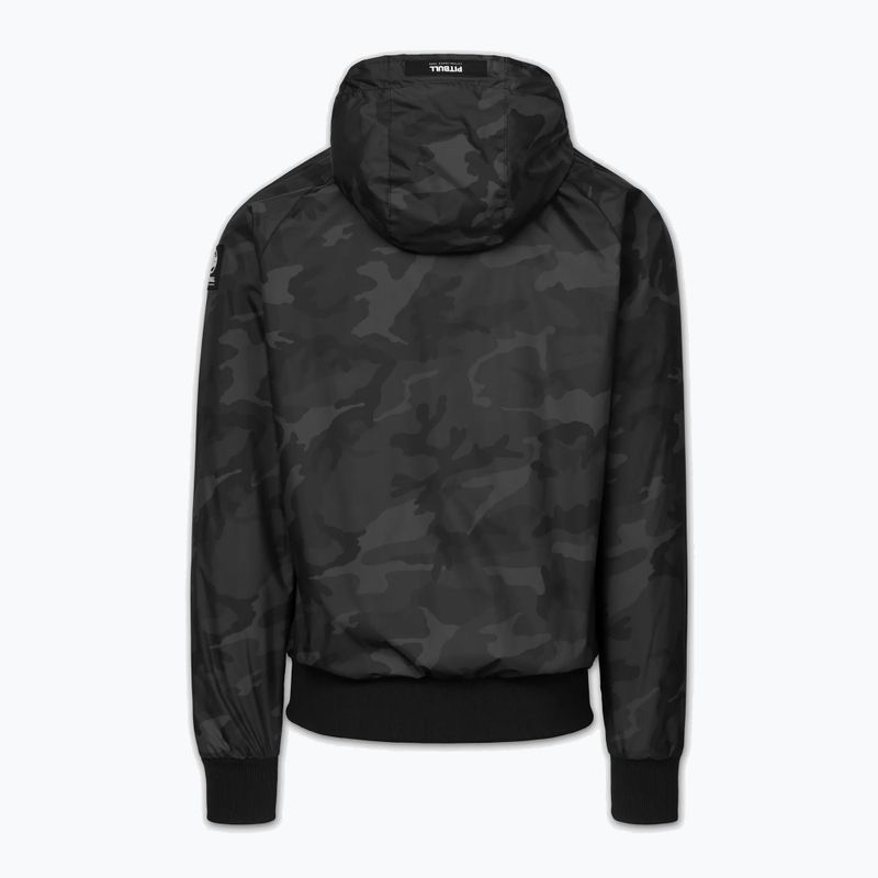 Vyriška striukė Pitbull Athletic Logo Nylon Hooded black 7