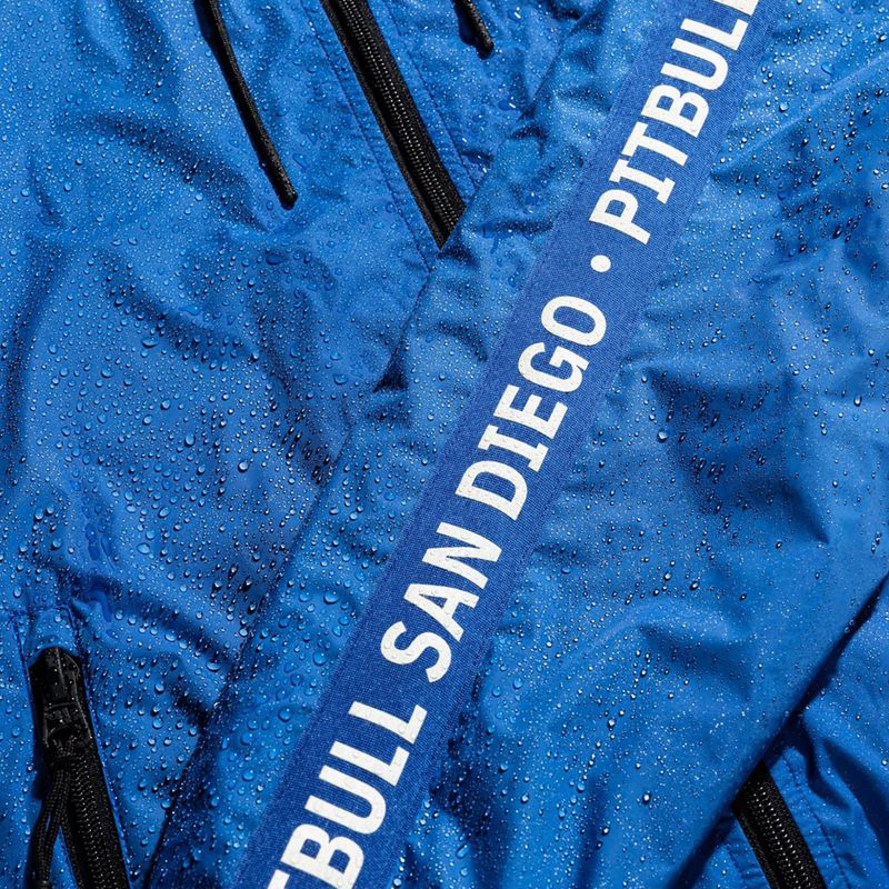 Vyriška striukė Pitbull Athletic Tape Nylon Hooded electric blue 13