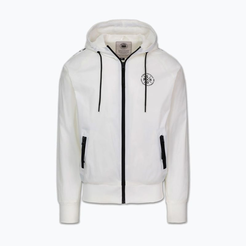 Vyriška striukė Pitbull Athletic Tape Nylon Hooded off white 4