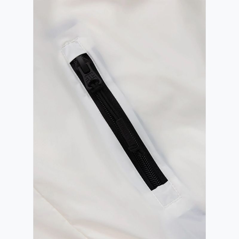 Vyriška striukė Pitbull Athletic Tape Nylon Hooded off white 11