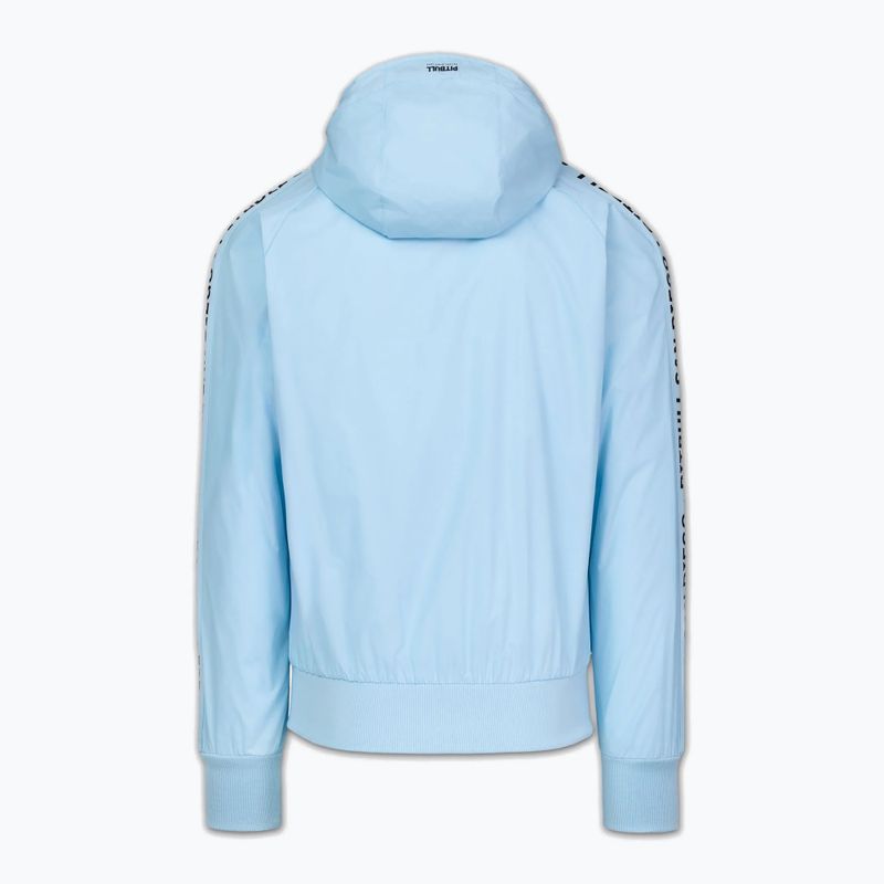 Vyriška striukė Pitbull Athletic Tape Nylon Hooded light blue 6