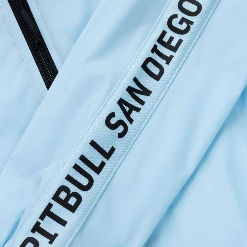Vyriška striukė Pitbull Athletic Tape Nylon Hooded light blue 10