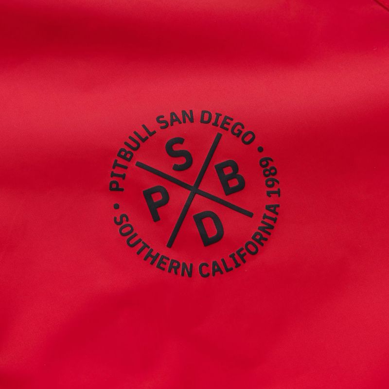 Vyriška striukė Pitbull Athletic Tape Nylon Hooded red 10