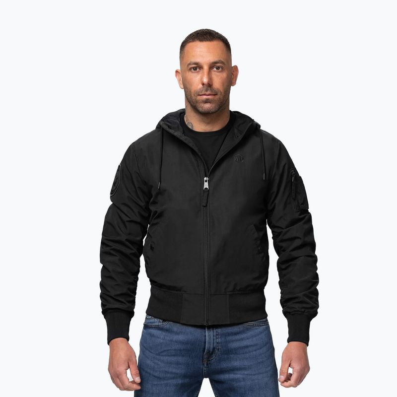 Vyriška striukė Pitbull Hooper Hooded black 4