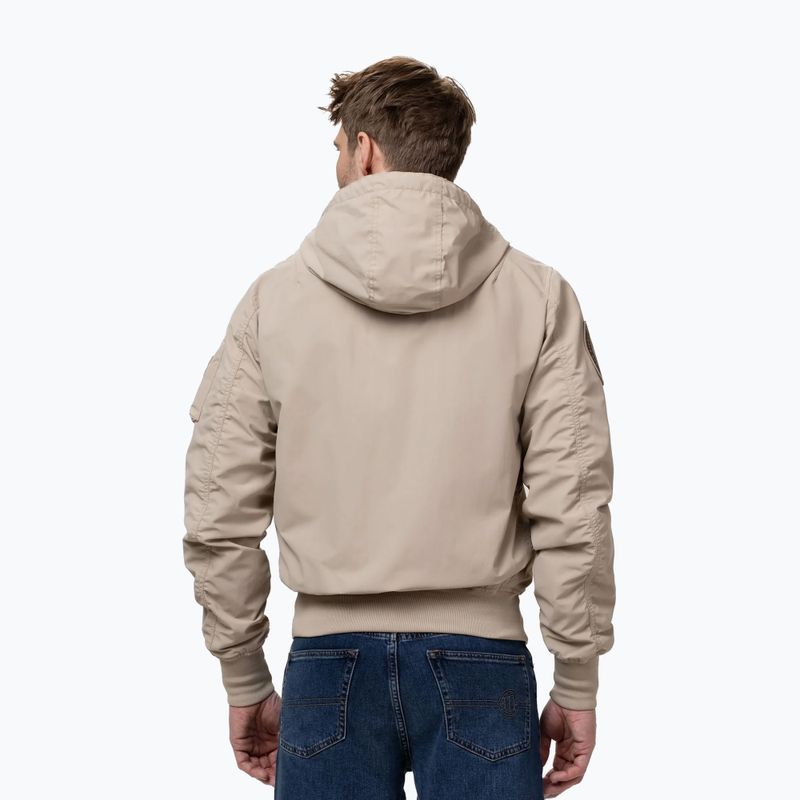 Vyriška striukė Pitbull Hooper Hooded sand 3