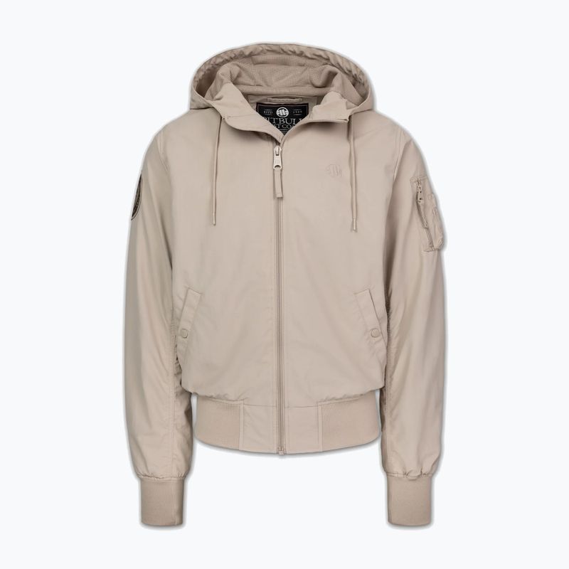 Vyriška striukė Pitbull Hooper Hooded sand 5
