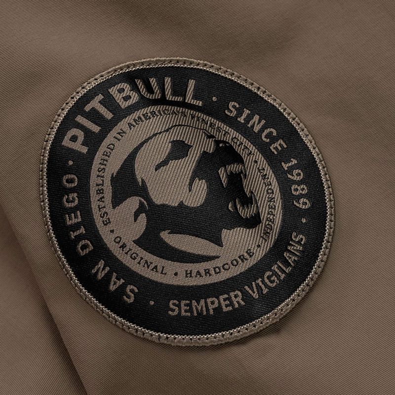 Vyriška striukė Pitbull Meandro Kangaroo dark brown 9