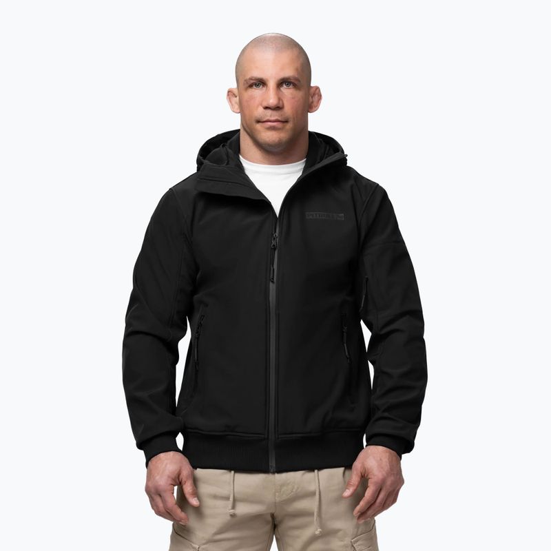 Vyriška striukė Pitbull Roscoe Softshell black 4