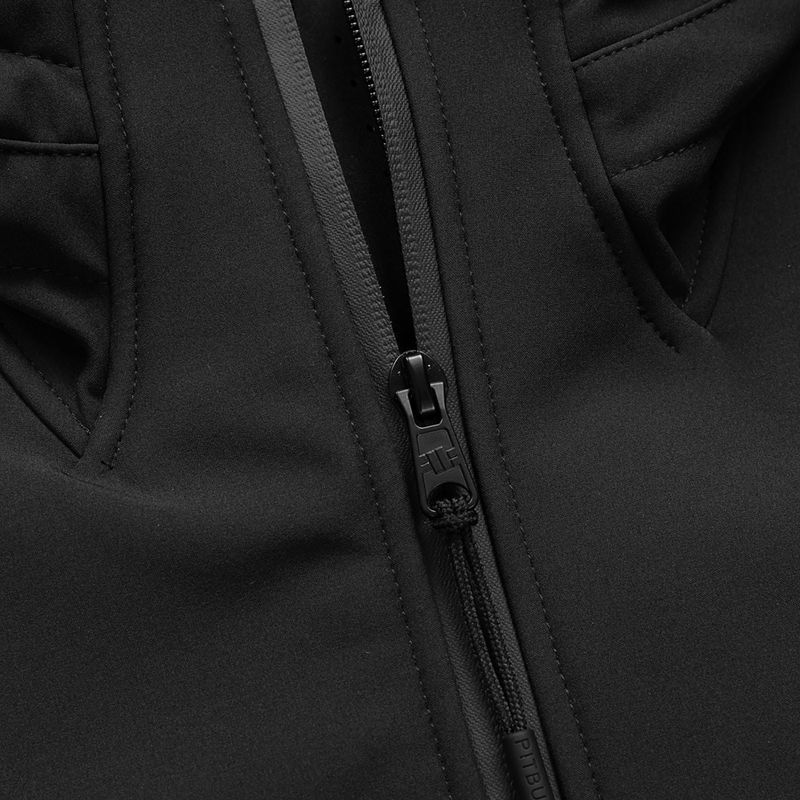 Vyriška striukė Pitbull Roscoe Softshell black 7