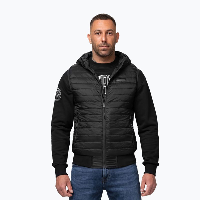 Vyriška liemenė Pitbull Hofer Hybrid Padded Hooded black 4