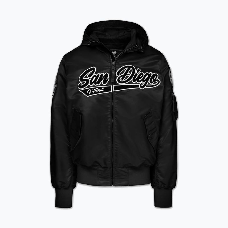 Vyriška striukė Pitbull Aero Flight Hooded black 6