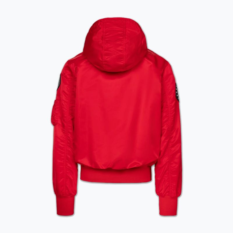 Vyriška striukė Pitbull Aero Flight Hooded fluo/red 6