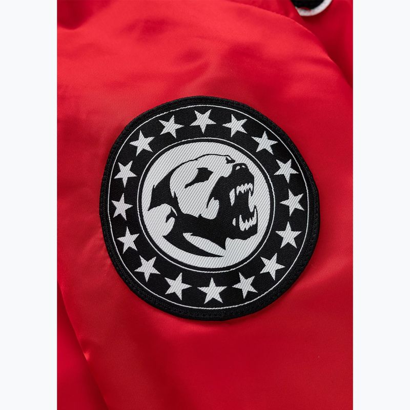 Vyriška striukė Pitbull Aero Flight Hooded fluo/red 9