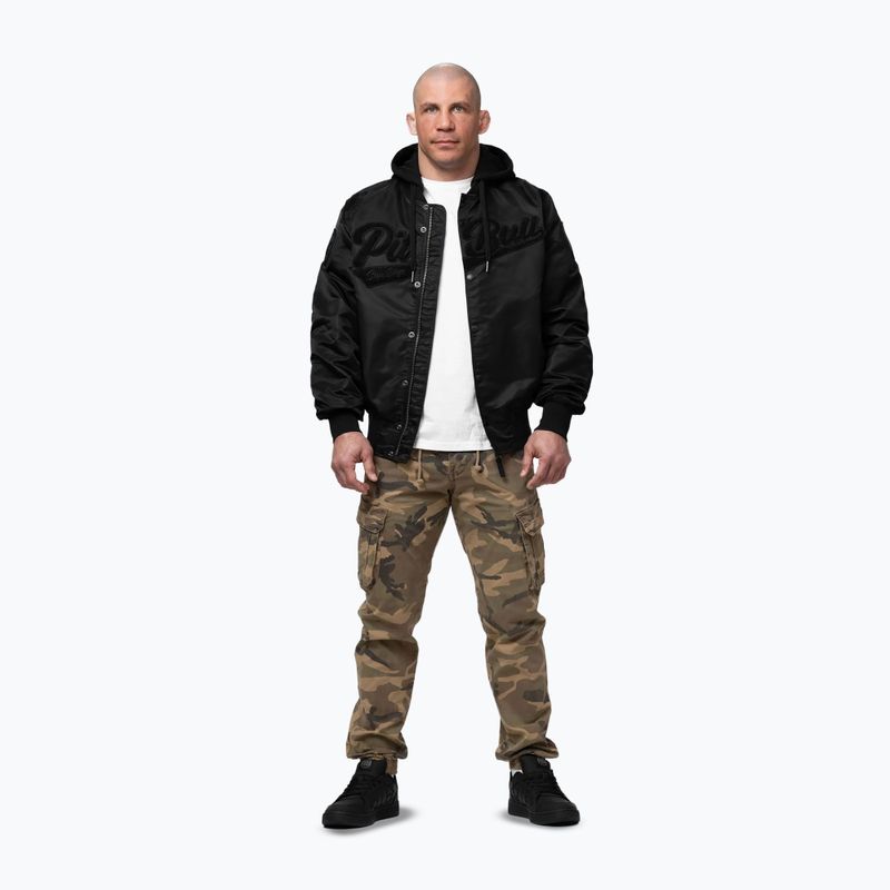 Vyriška striukė Pitbull Mason San Diego Baseball Hooded black 2