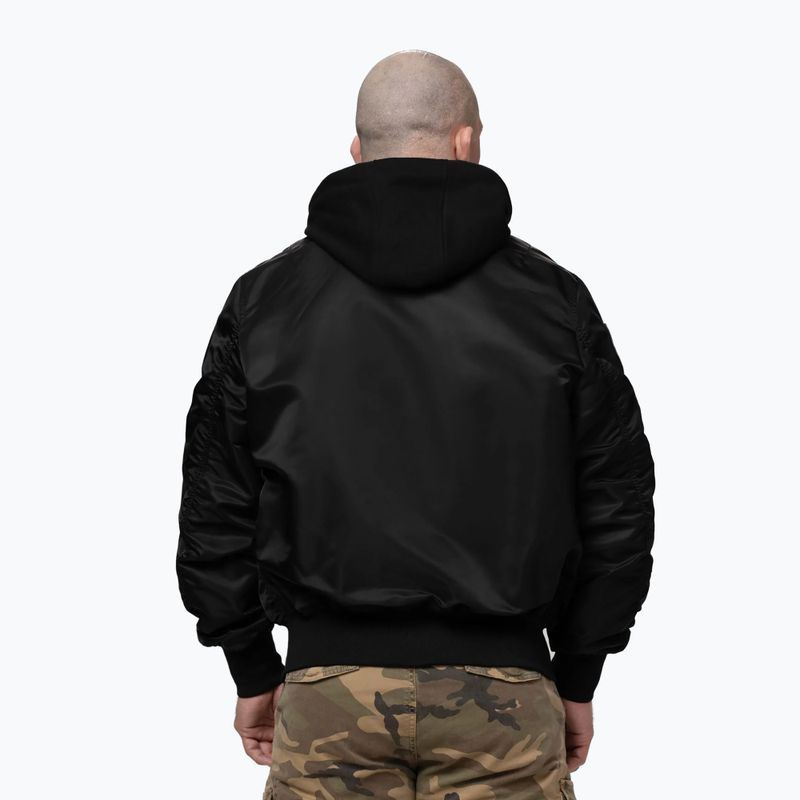 Vyriška striukė Pitbull Mason San Diego Baseball Hooded black 3