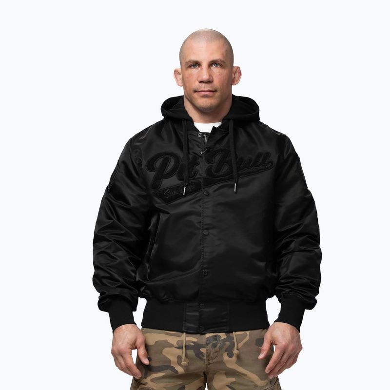 Vyriška striukė Pitbull Mason San Diego Baseball Hooded black 4