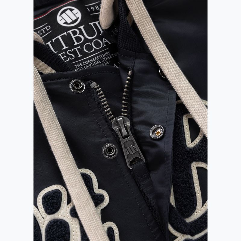 Vyriška striukė Pitbull Mason San Diego Baseball Hooded dark navy/beige 8