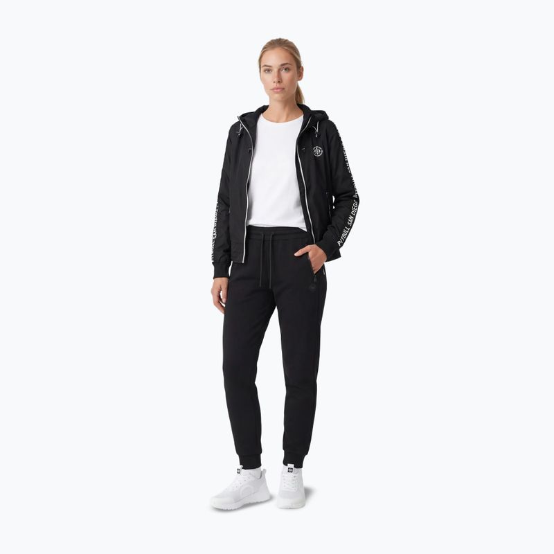 Moteriška striukė Pitbull Aaricia Stripes Nylon Hooded black 2