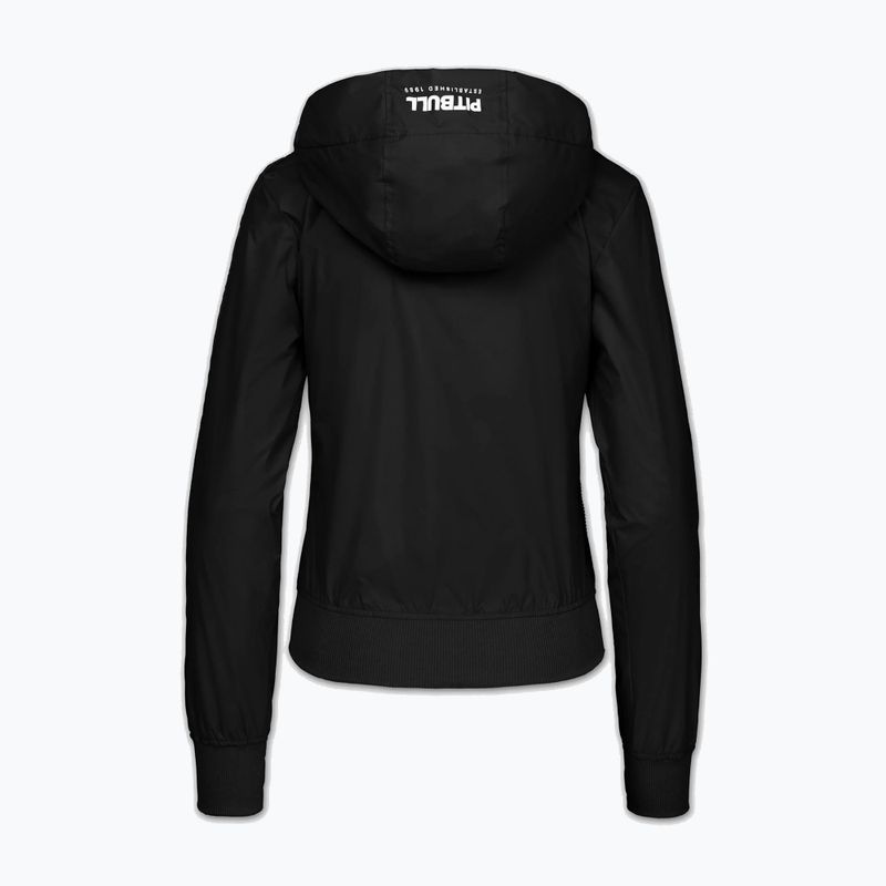 Moteriška striukė Pitbull Aaricia Stripes Nylon Hooded black 4