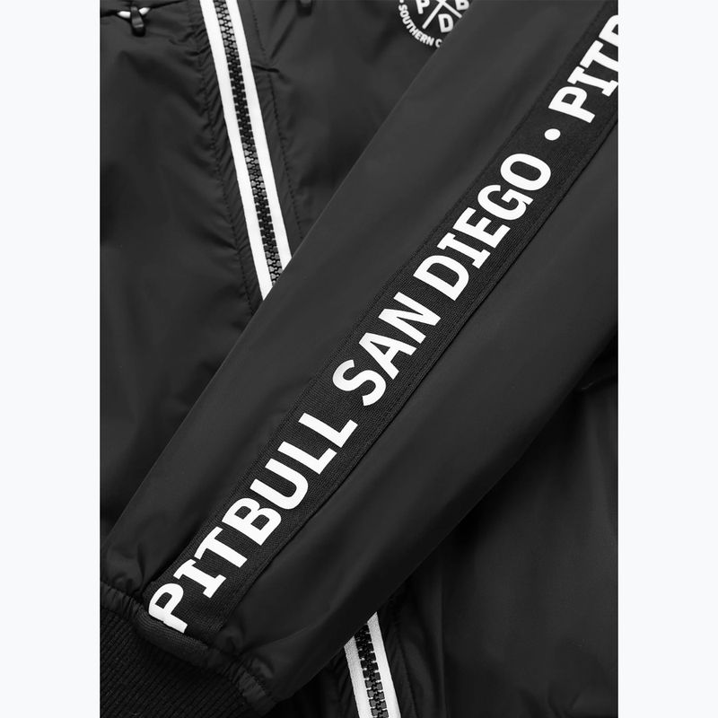 Moteriška striukė Pitbull Aaricia Stripes Nylon Hooded black 8