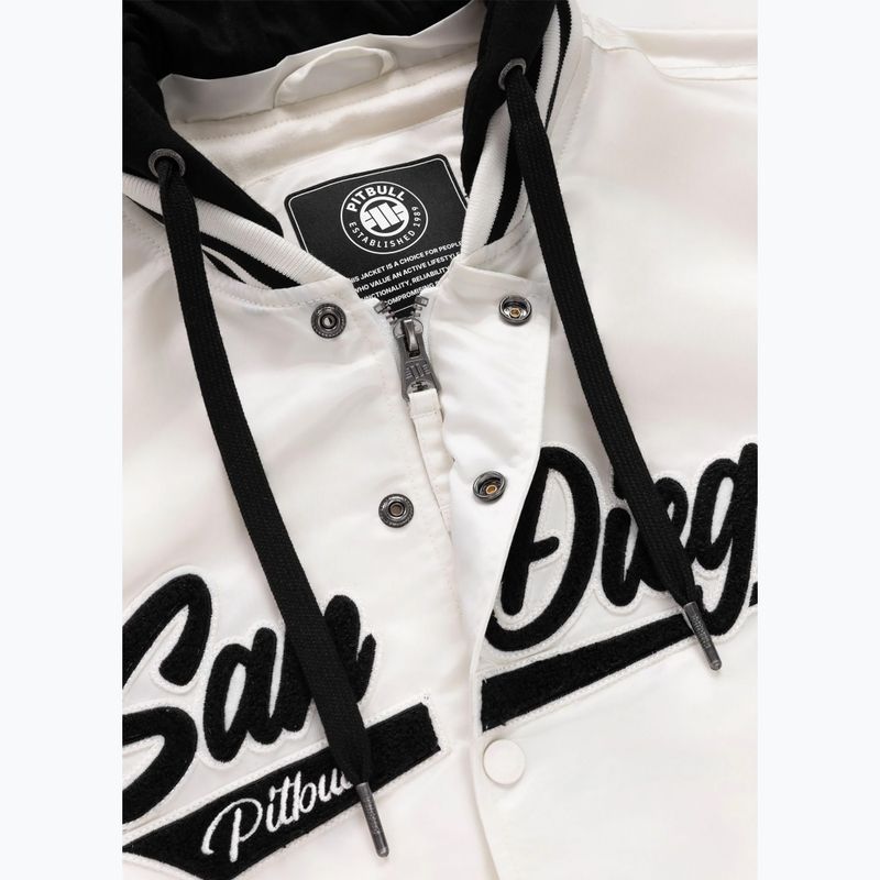 Moteriška striukė Pitbull Angela San Diego Hooded Varsity off white 7