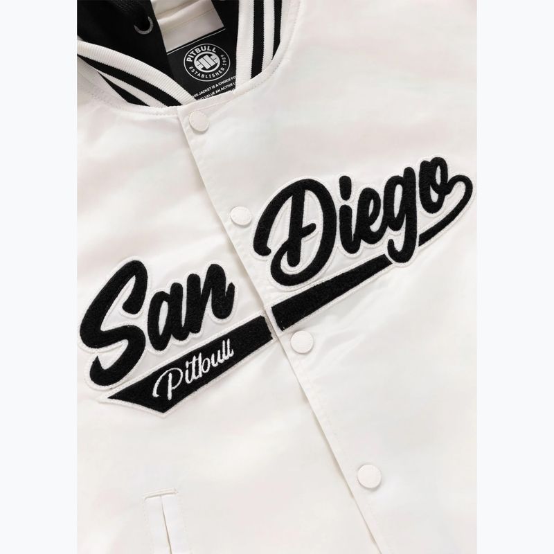 Moteriška striukė Pitbull Angela San Diego Hooded Varsity off white 11