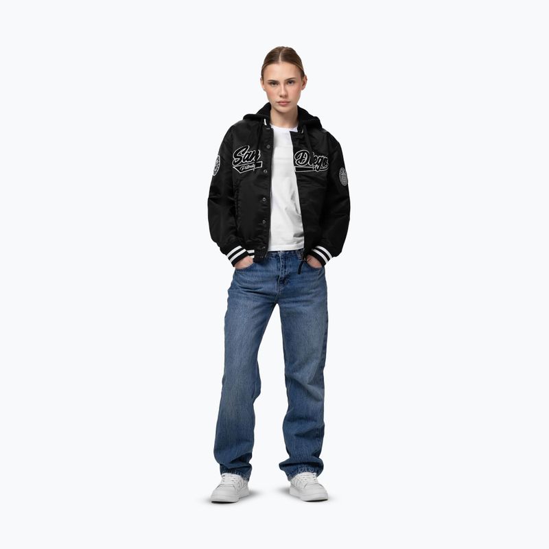 Moteriška striukė Pitbull Angela San Diego Hooded Varsity black 2