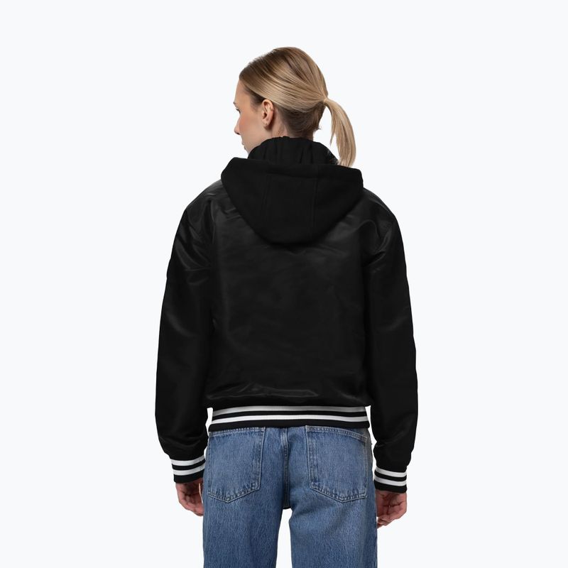 Moteriška striukė Pitbull Angela San Diego Hooded Varsity black 3