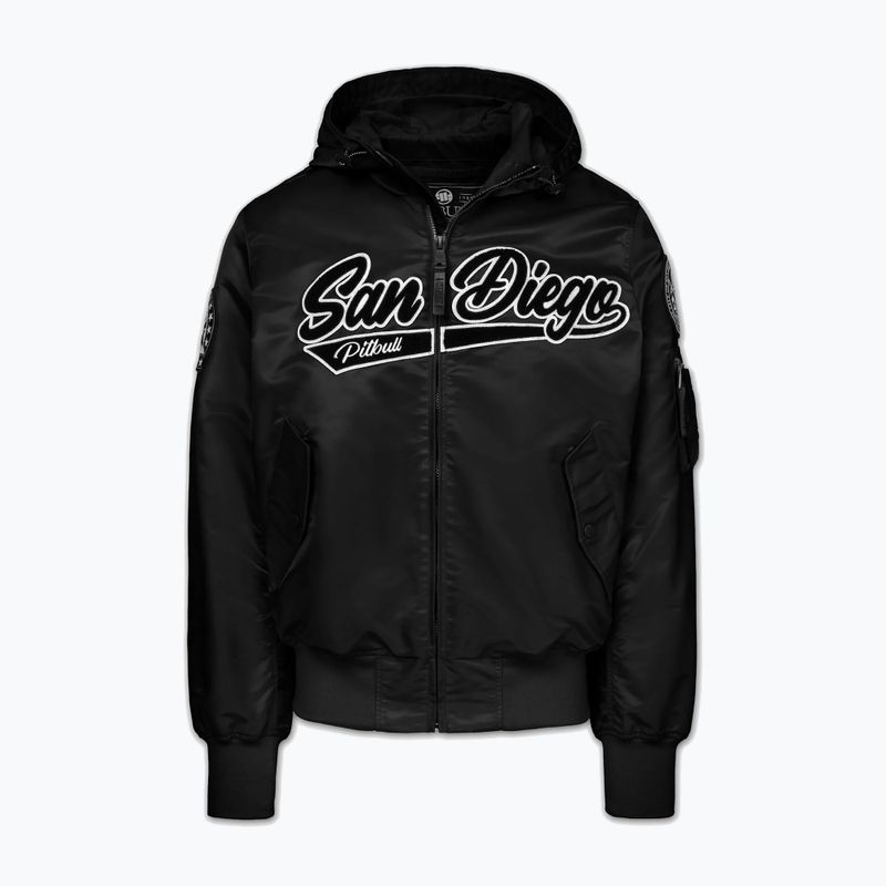 Moteriška striukė Pitbull Angela San Diego Hooded Varsity black 6