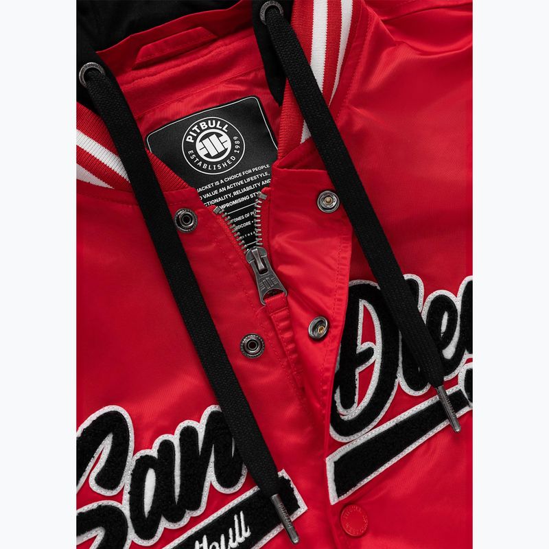 Moteriška striukė Pitbull Angela San Diego Hooded Varsity fluo/red 8