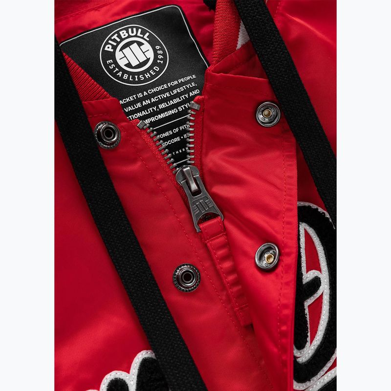 Moteriška striukė Pitbull Angela San Diego Hooded Varsity fluo/red 9