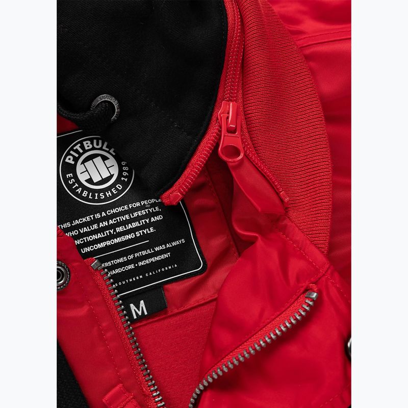 Moteriška striukė Pitbull Angela San Diego Hooded Varsity fluo/red 13
