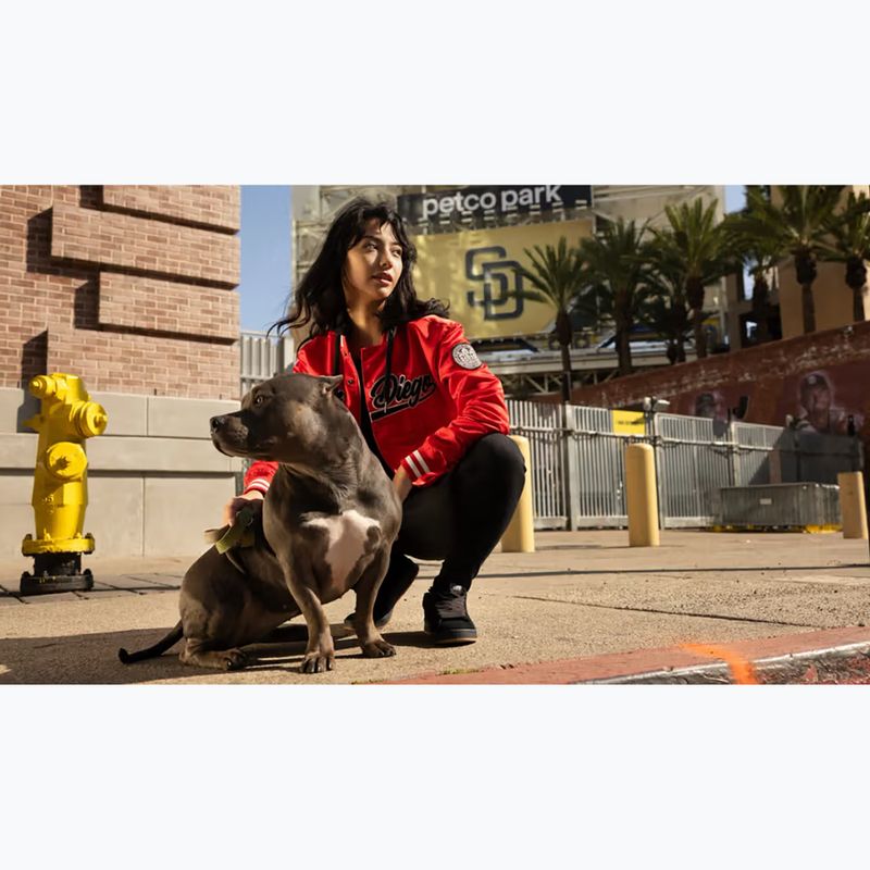 Moteriška striukė Pitbull Angela San Diego Hooded Varsity fluo/red 19