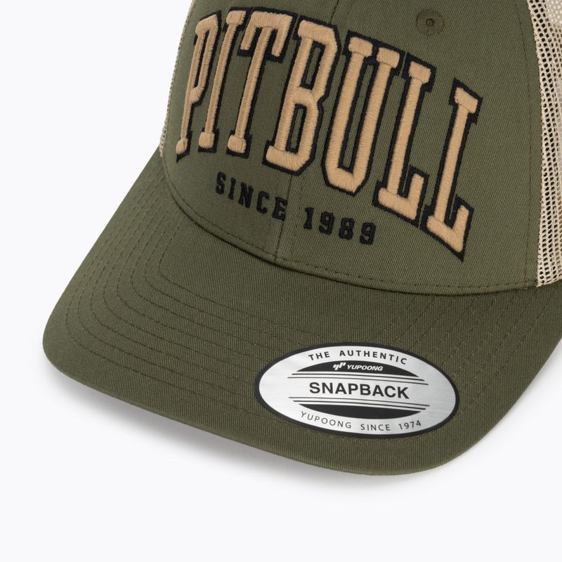 Vyriška kepurė su snapeliu Pitbull Mesh "Pitbull Norton" Trucker Low Profile green 3