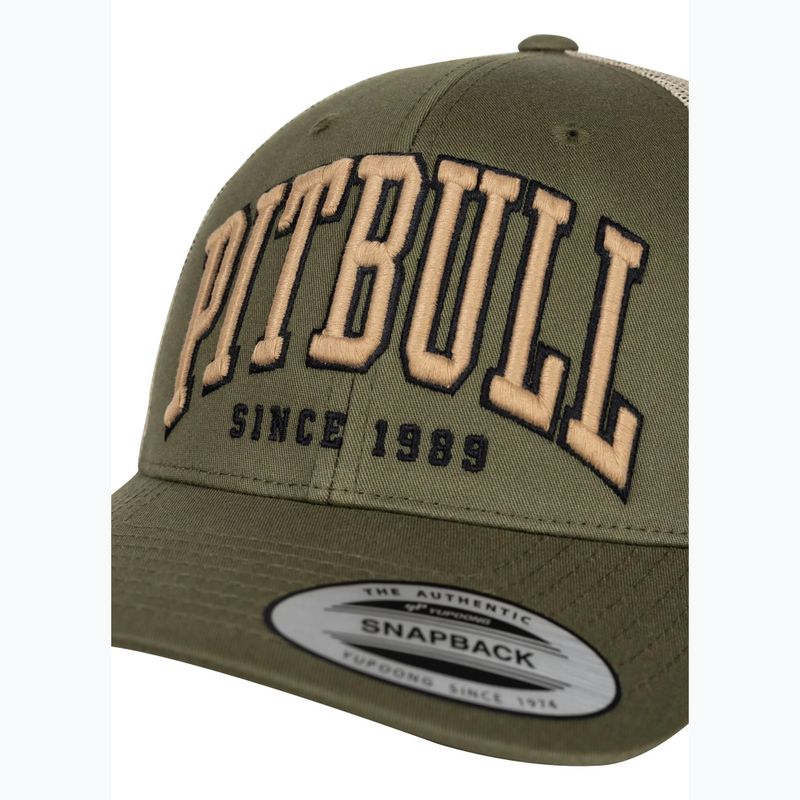 Vyriška kepurė su snapeliu Pitbull Mesh "Pitbull Norton" Trucker Low Profile green 3